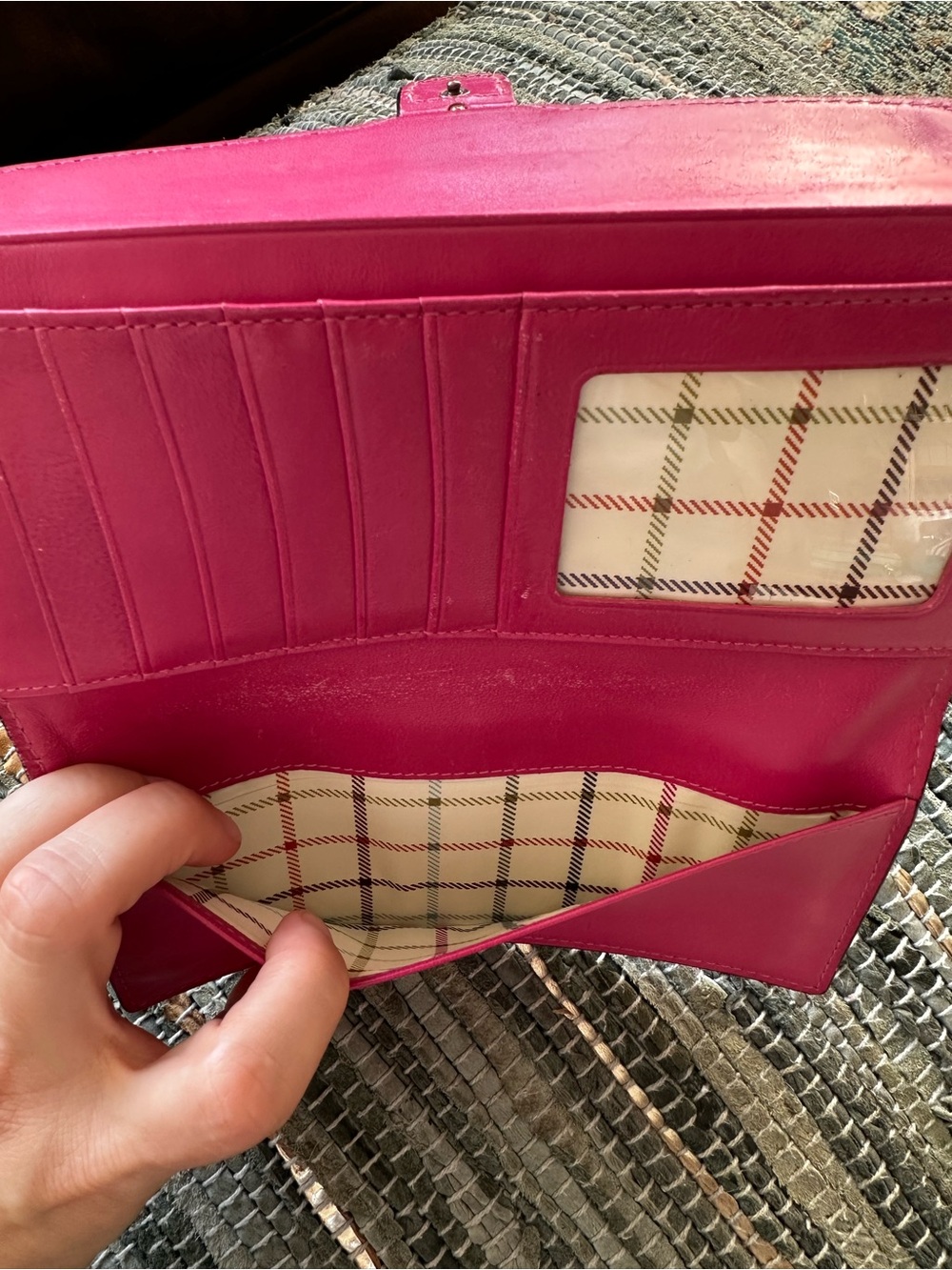 Vintage Coach Bleeker Leather Buckle Flap Wallet - Picture 7 of 8